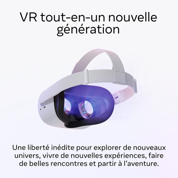 Meta Quest 2 (New)— Casque de réalité virtuelle tout-en-un,dernière génération — 128 Go - Image 5