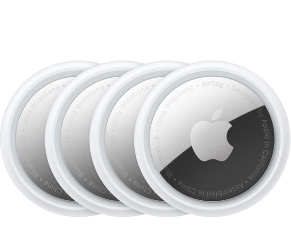 Pack de 4 AirTag Apple Blanc (New)